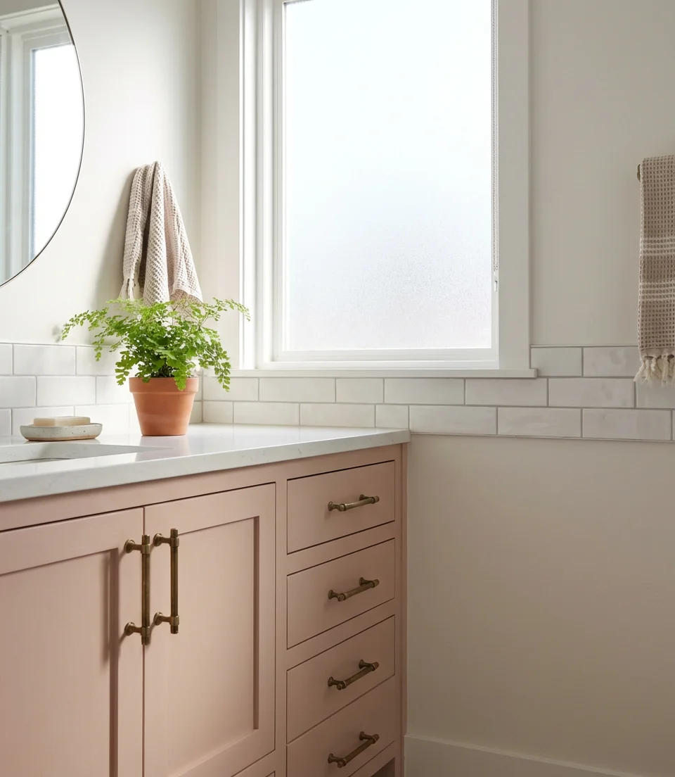 Soft Aesthetic Pink Vanity Corner 1