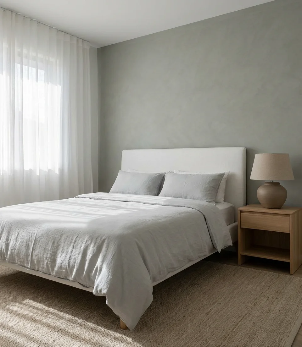 Soft Gray-Green for a Calming Effect 1