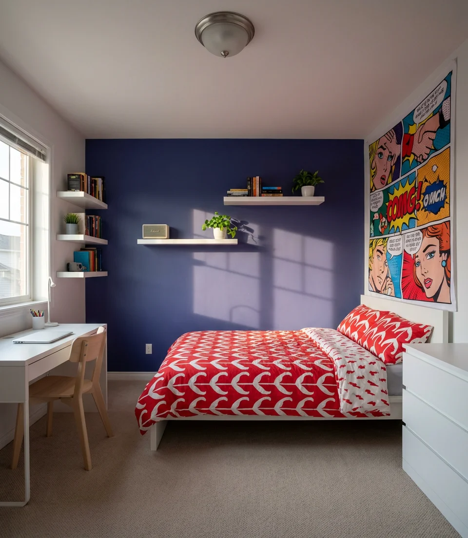 Spiderman Red and Blue Pop Room 1