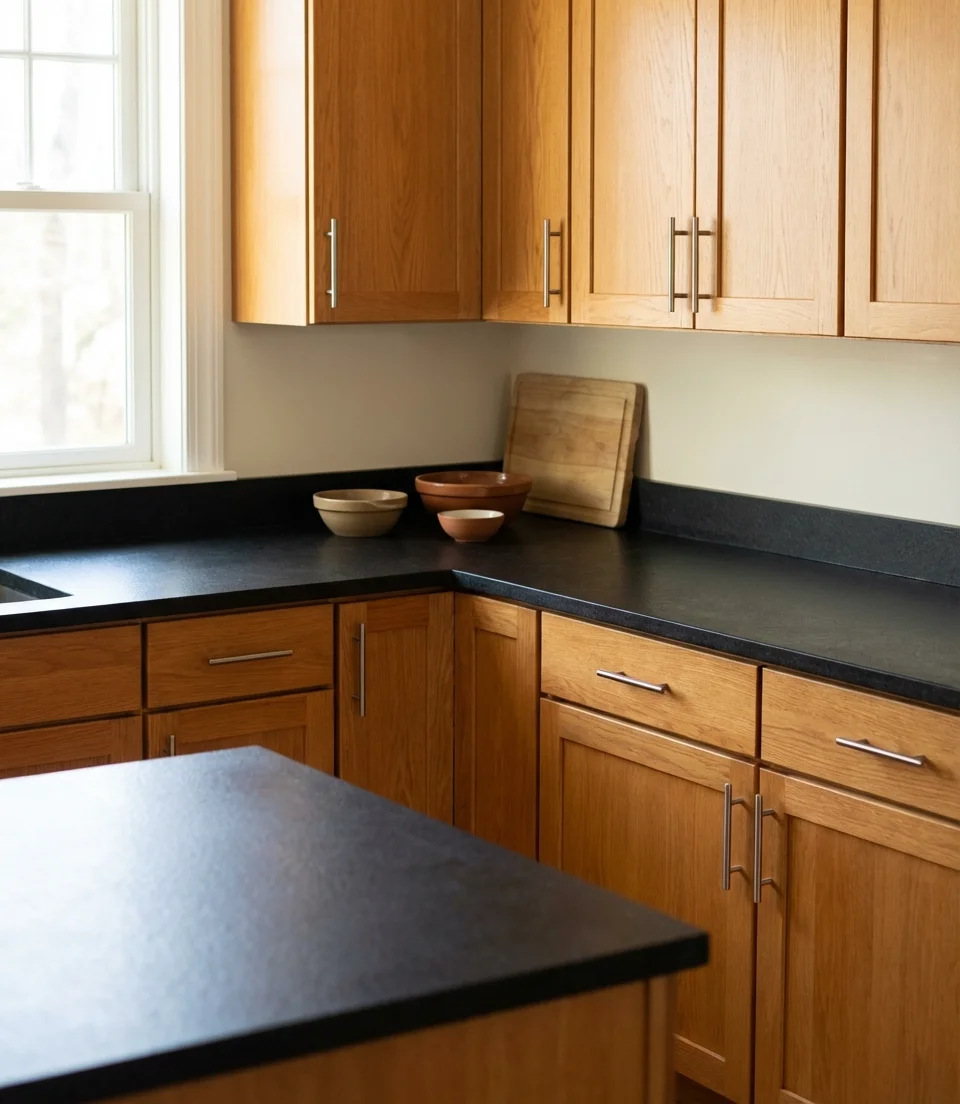 Swap In Black Countertops for High Contrast 1