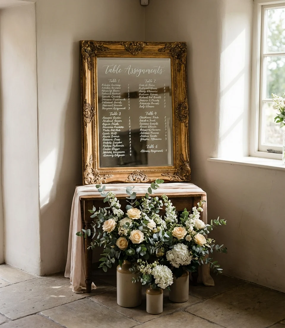 Thrifted Mirror Seating Chart 1