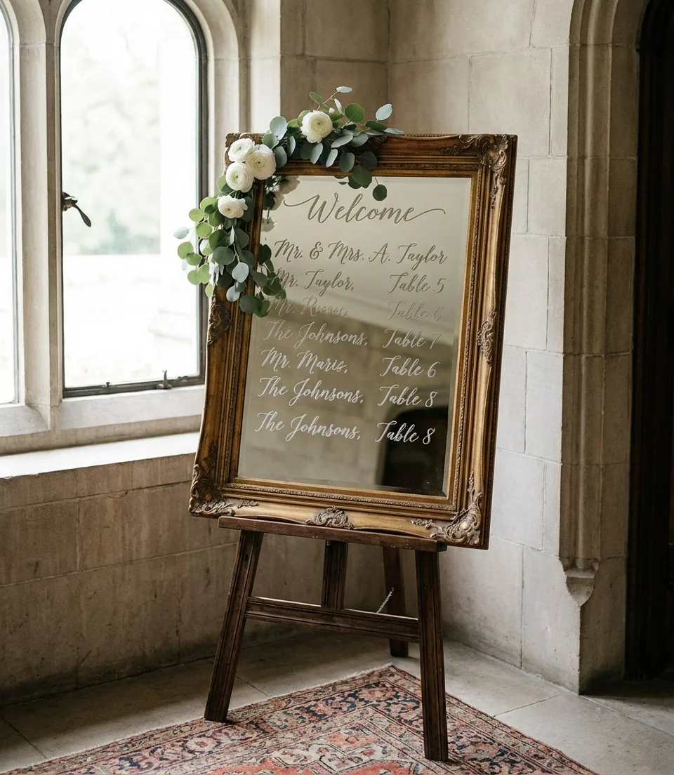 Thrifted Mirror Seating Chart 2