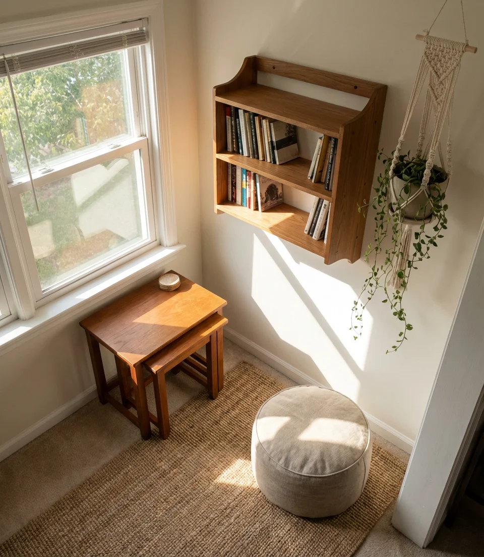 Tiny Sunroom with Multipurpose Furniture and Smart Storage 2