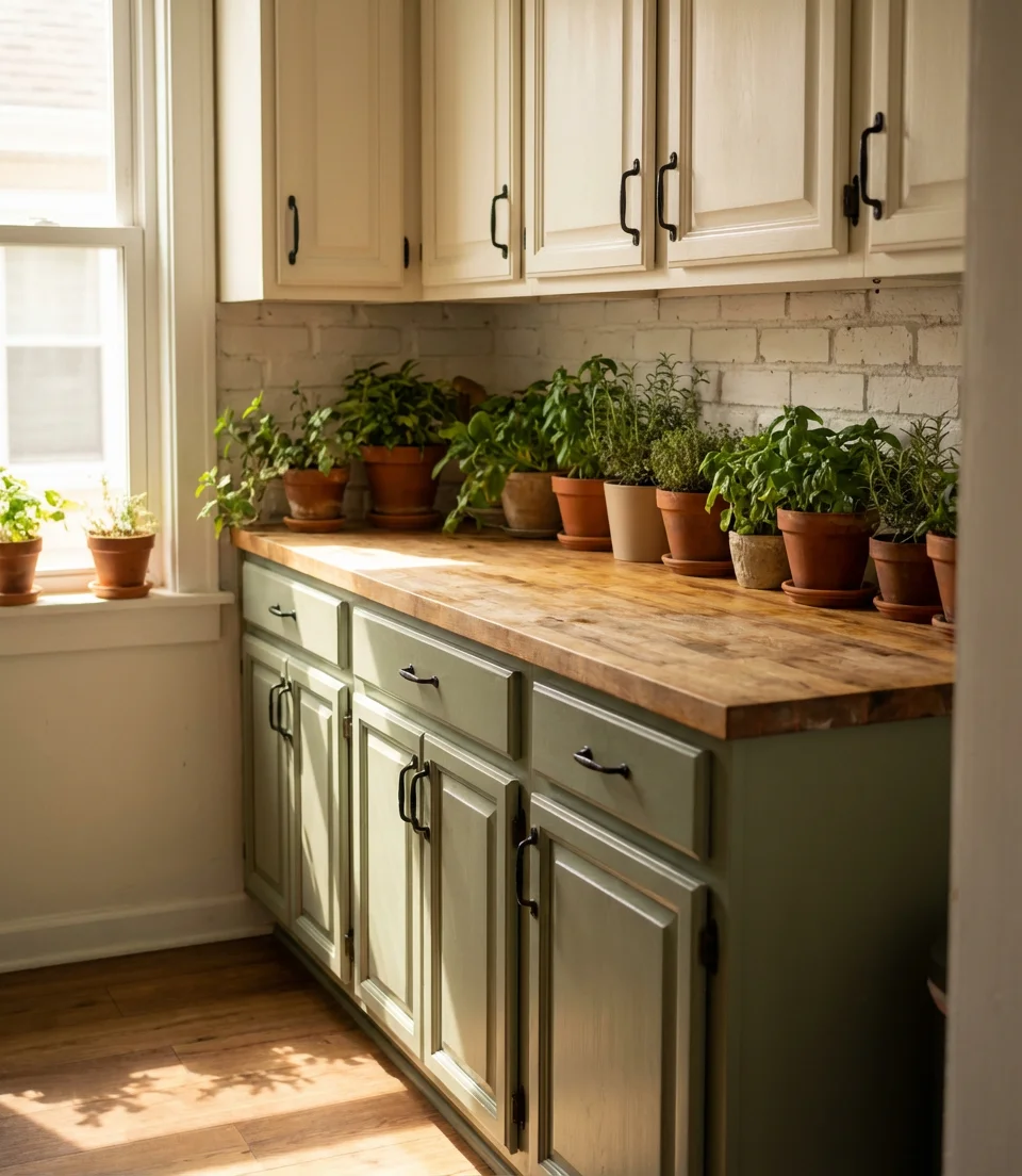 Two-Tone Cabinet Color Blocking 2