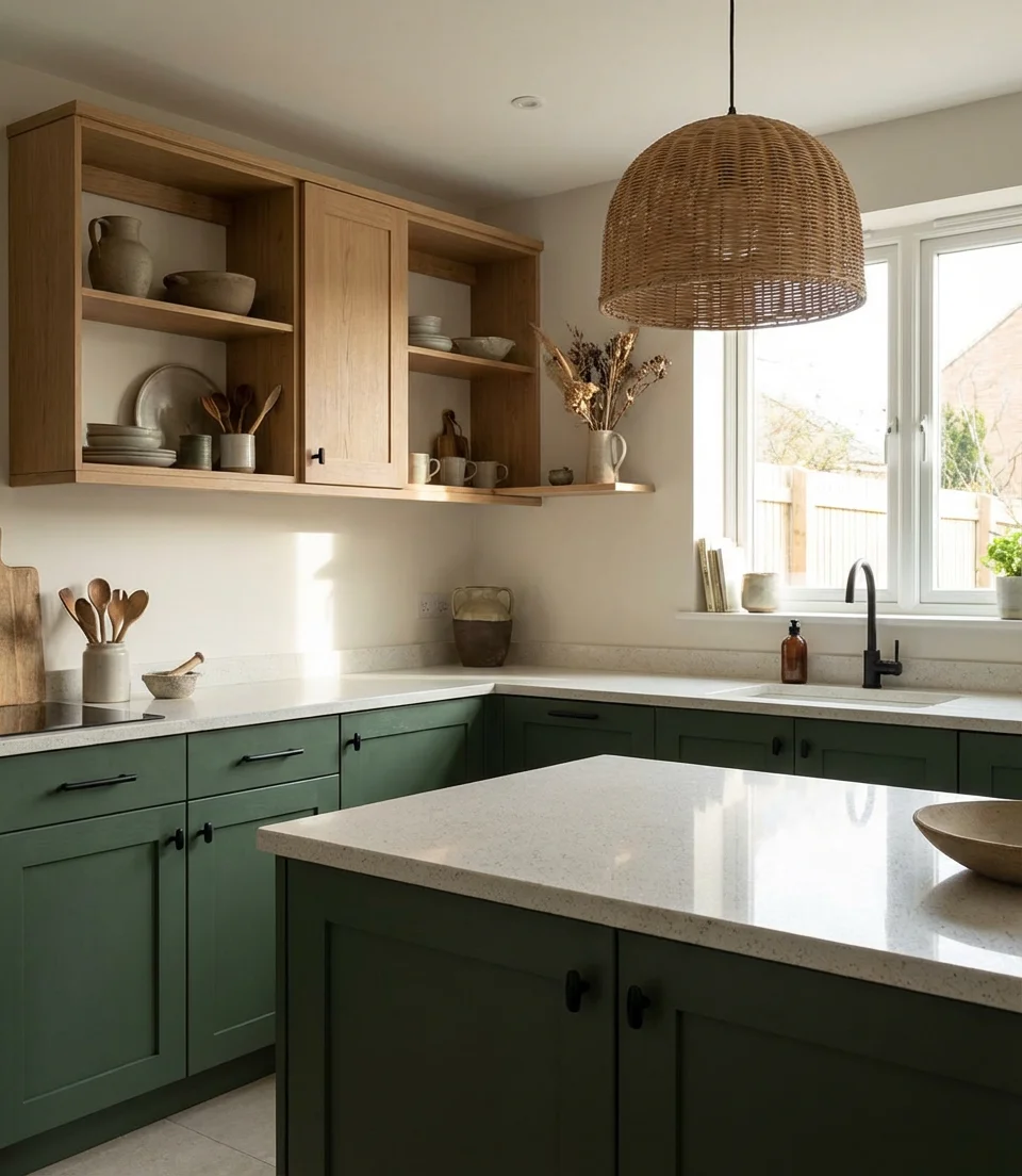 Two-Tone Cabinet Color Combos for Visual Drama 2