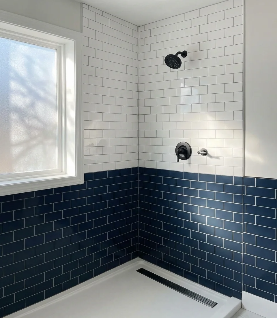 Two-Tone Tile with Dark Lower Walls 2