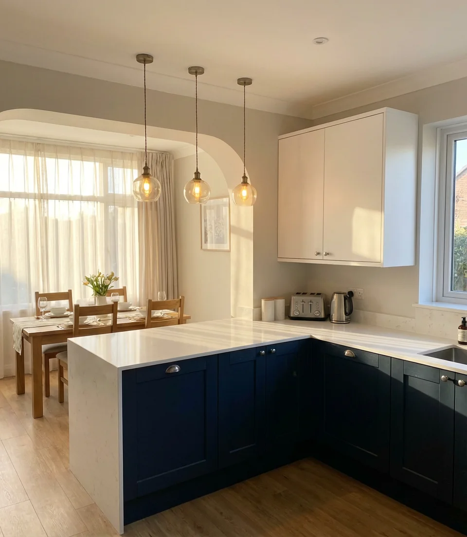 U-Shape Open Kitchen with Peninsula 2