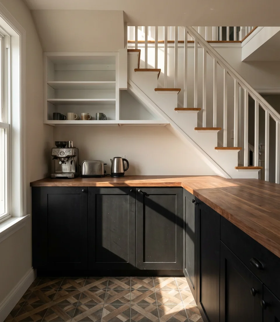 Under-Stairs Kitchen Nook 2
