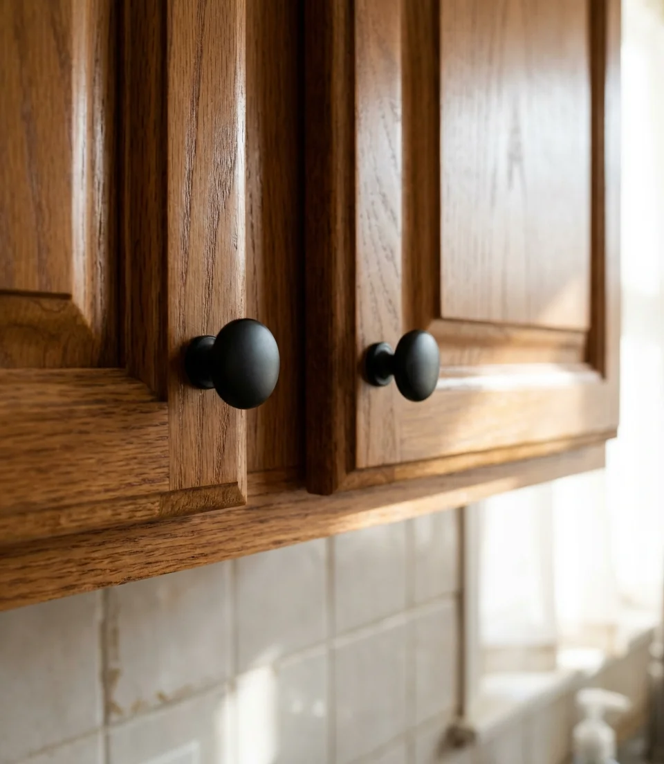 Update the Hardware With Matte Black Knobs 1