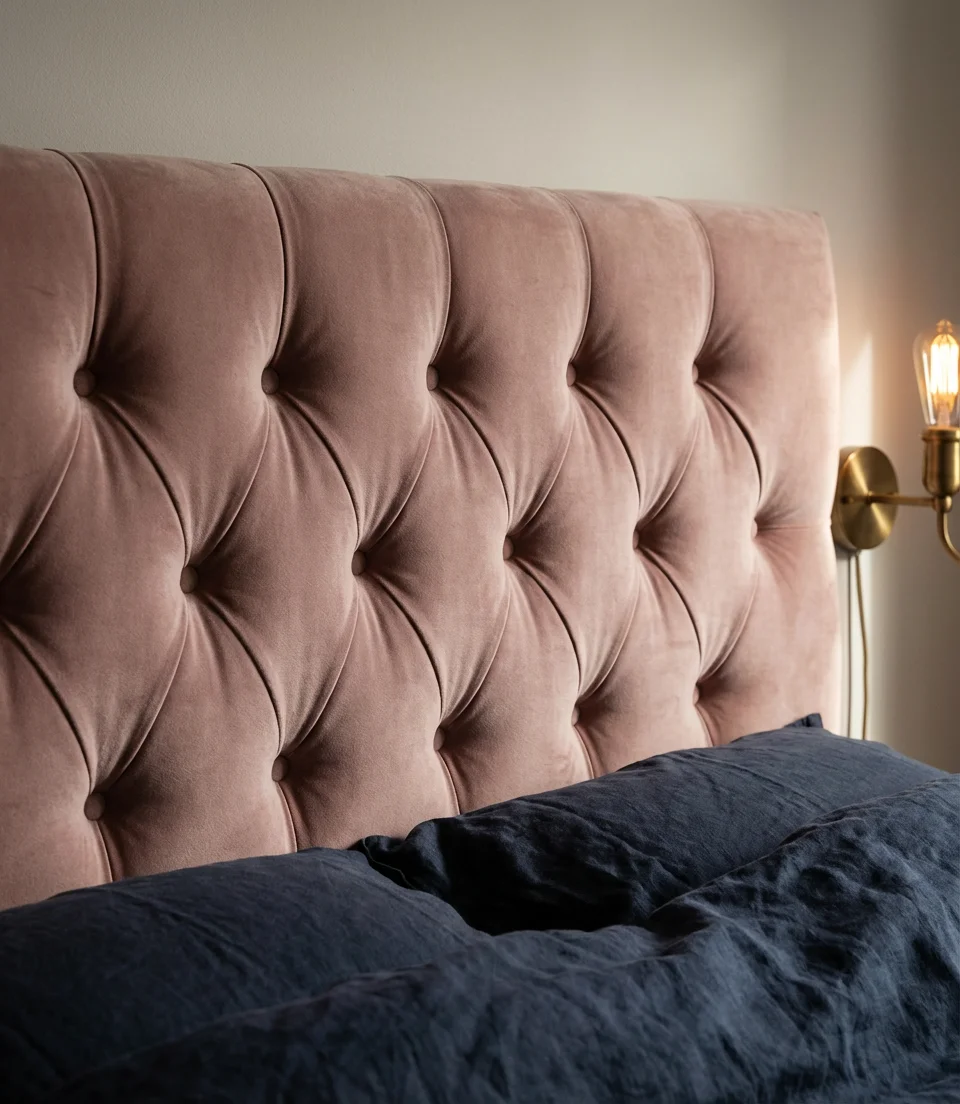 Velvet Headboard as Focal Point 2