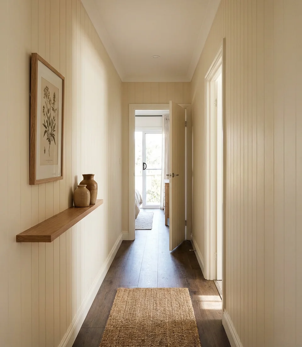 Vertical Shiplap in a Tiny Hallway 2