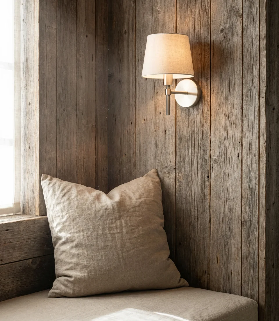 Vertical Wood Slat Wall in Natural Oak 2