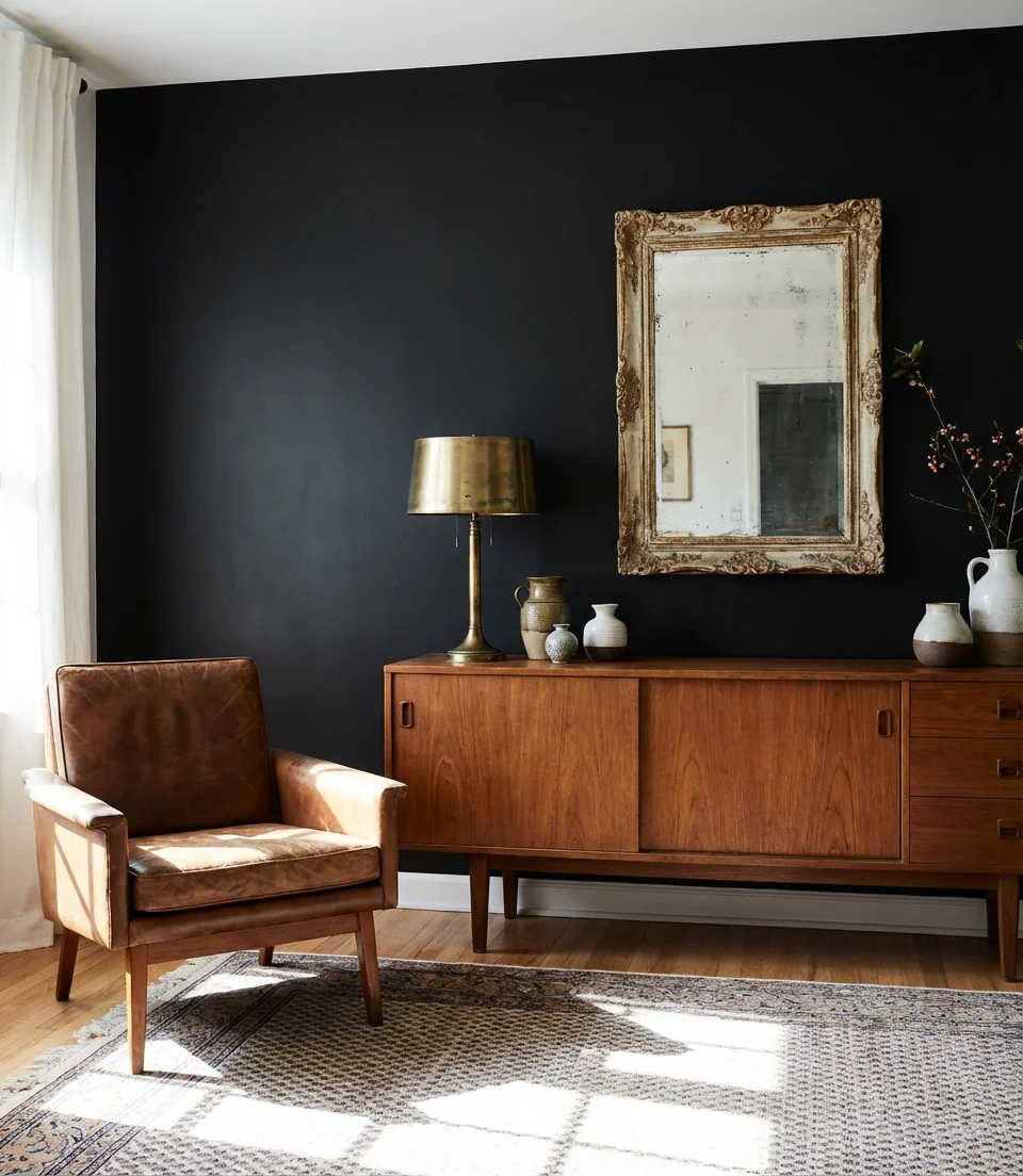 Vintage Finds on Dark Backdrop 1