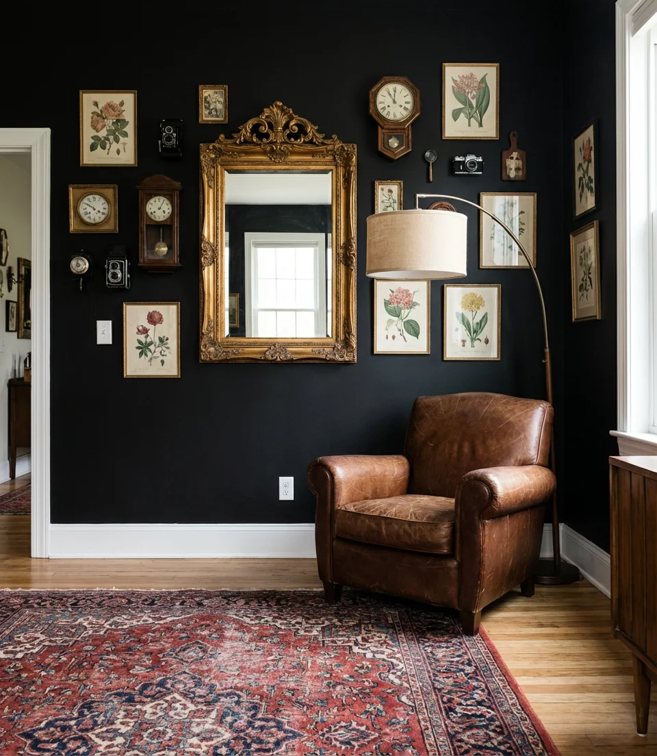 Vintage Finds on Dark Backdrop 2