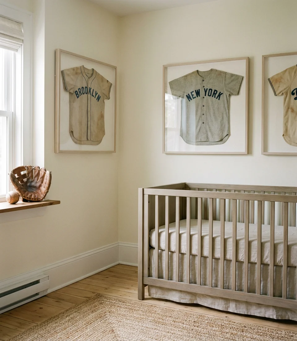 Vintage Sports Memorabilia Room 1