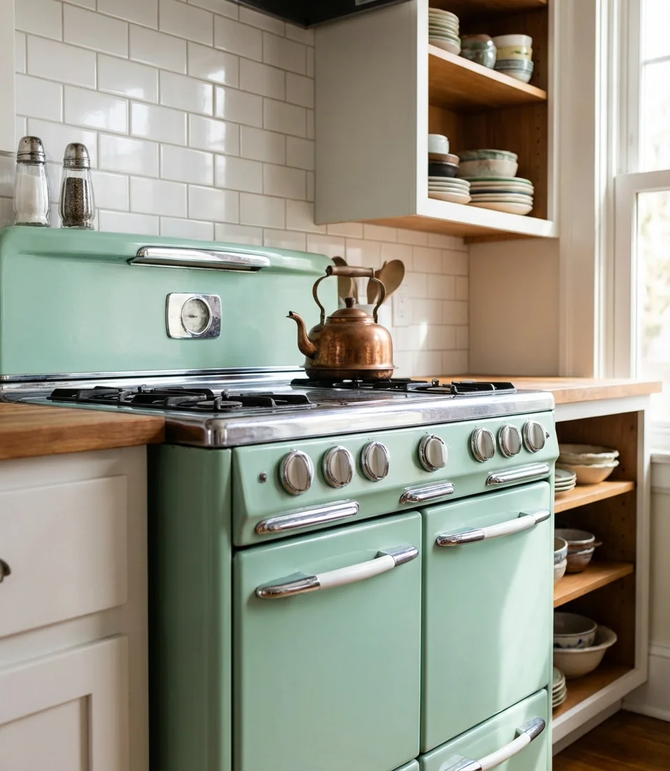 Vintage Stove as a Statement Piece 1