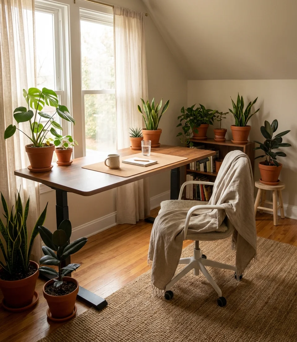 Wellness-Centered Office with Natural Light Optimization 1