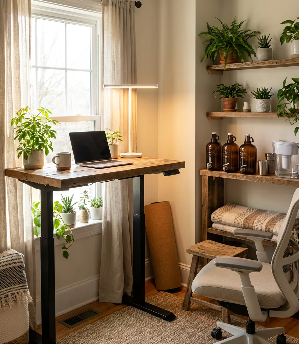 Wellness-Centered Office with Natural Light Optimization 2