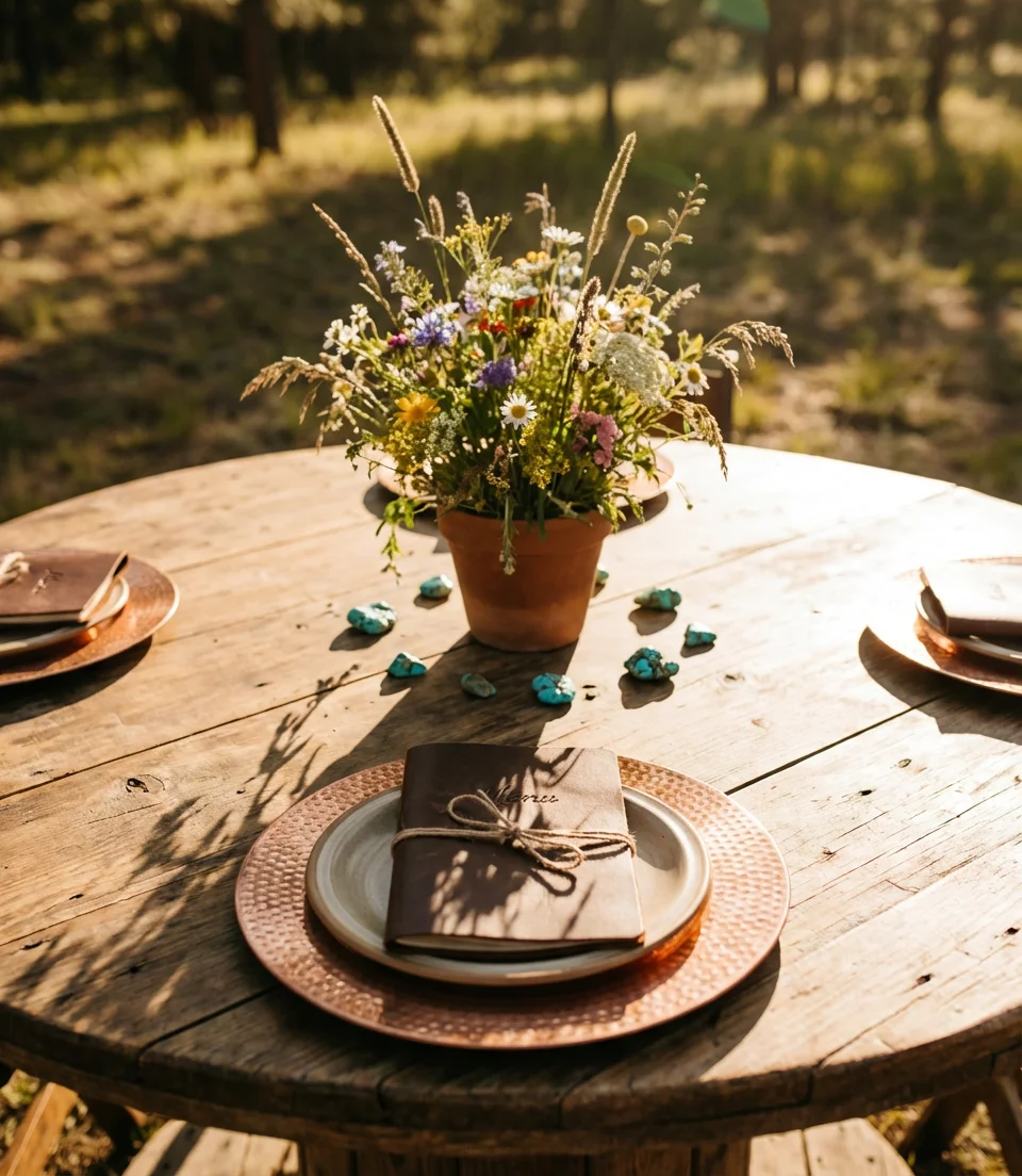 Western Leather and Copper Accents 1