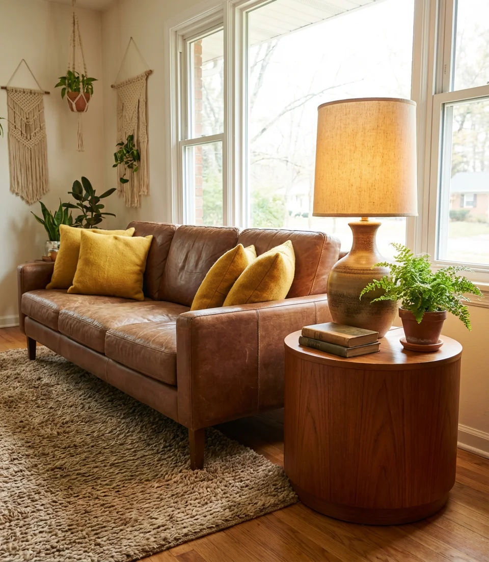 Yellow Mustard and Brown Retro Revival 2