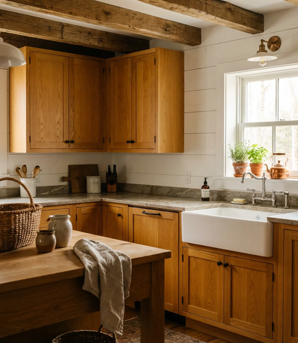 Yellow Oak Tones with a Modern Farmhouse Twist 2