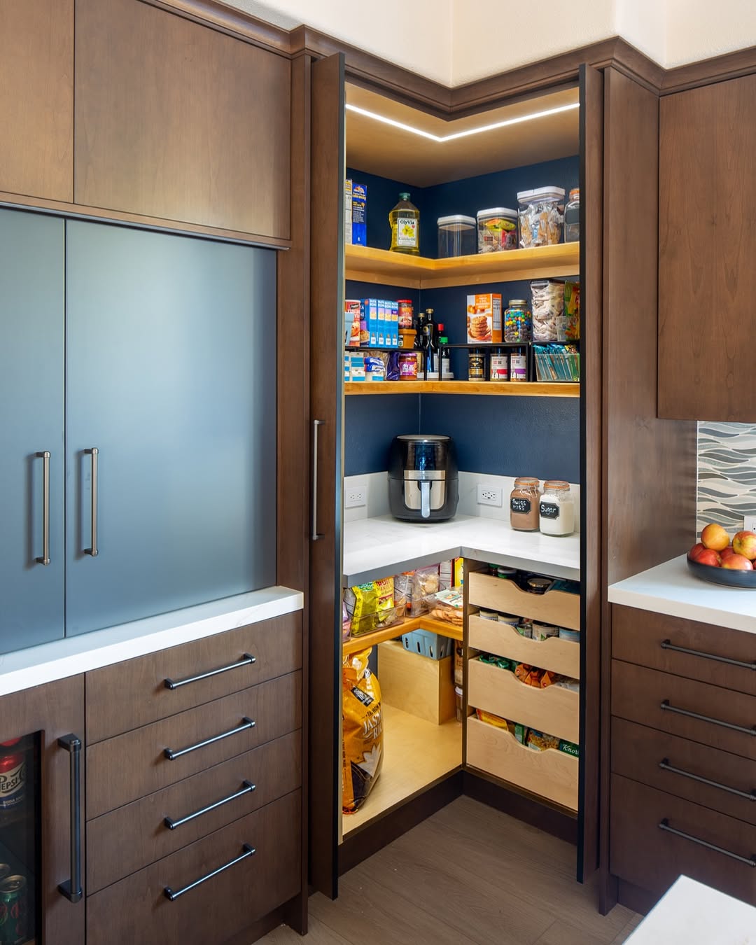 29 Corner Kitchen Pantry Ideas That Reveal How Much Storage You're Losing Without Realizing It