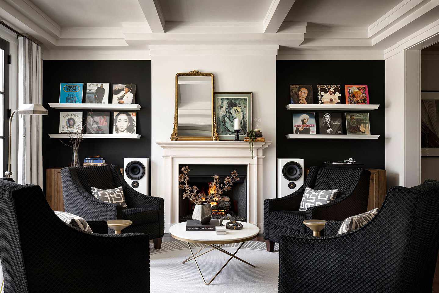 39 Black Living Room Ideas That Prove the Color Always Works
