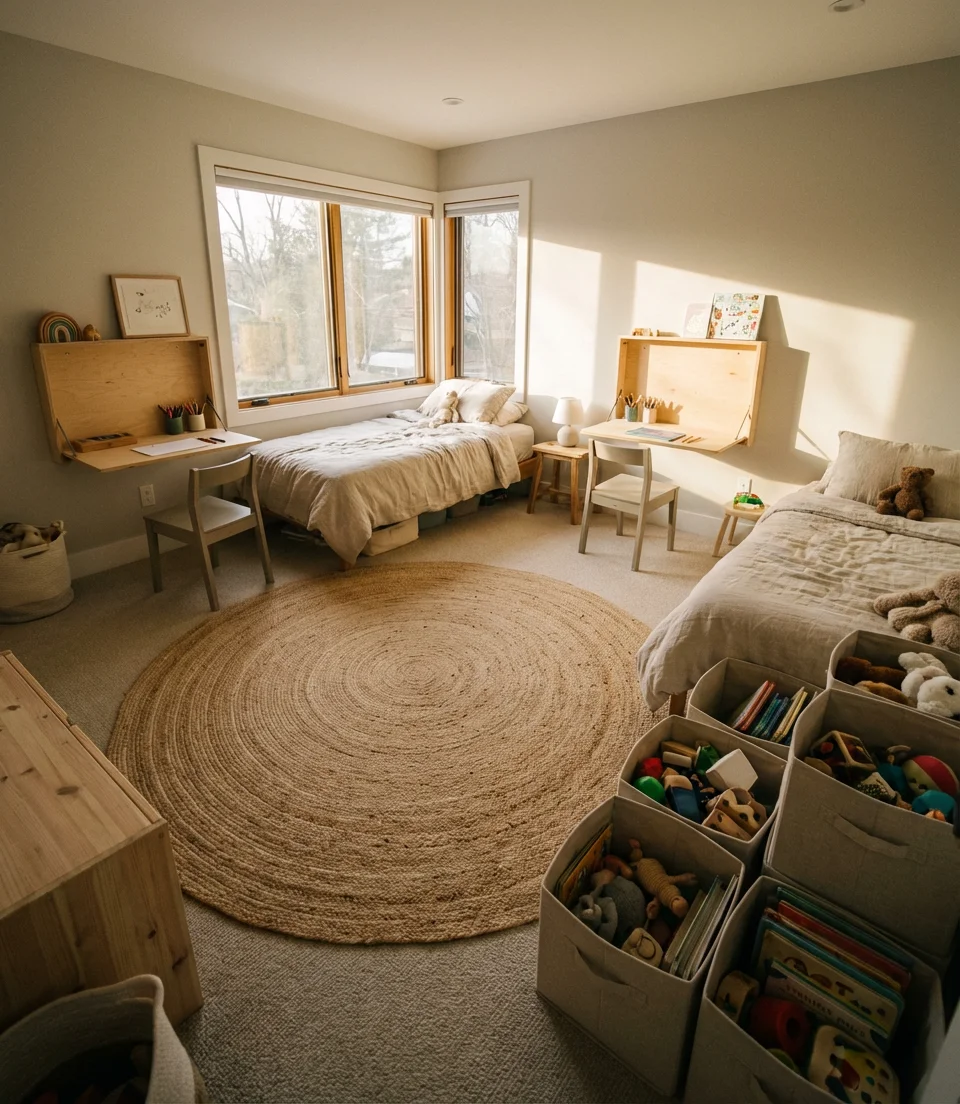 A Shared Room That Doubles as a Play Space 2