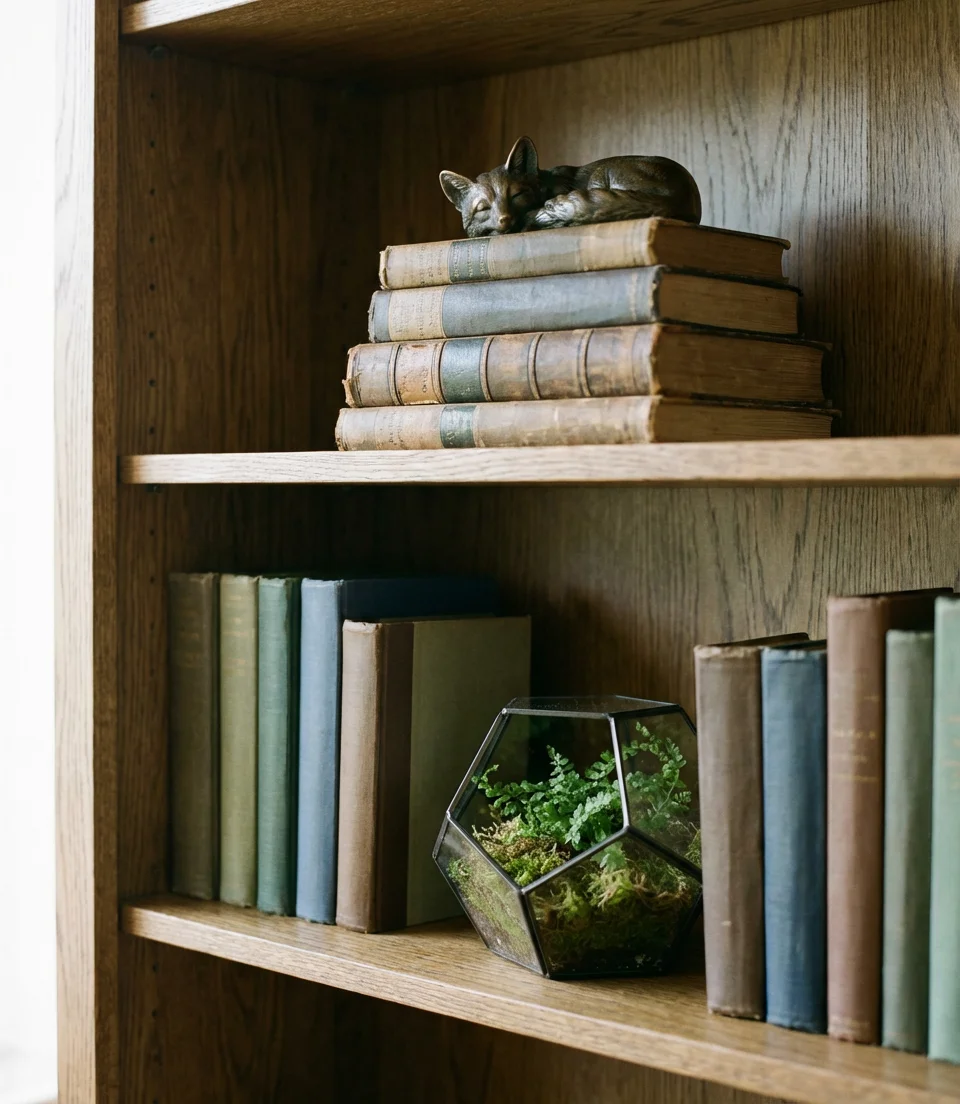 Aesthetic Bookshelf Styling for the Office 2