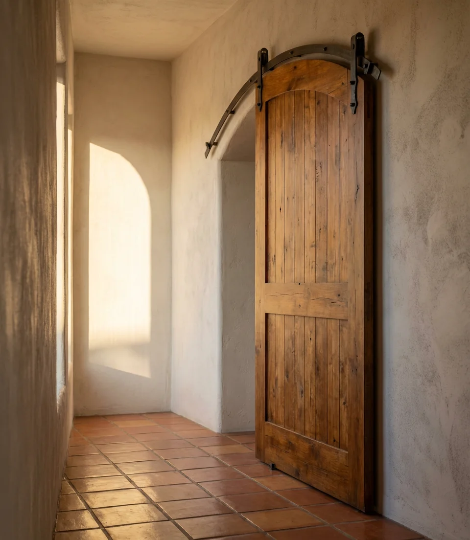 Arched Barn Door for a Statement Hallway 1