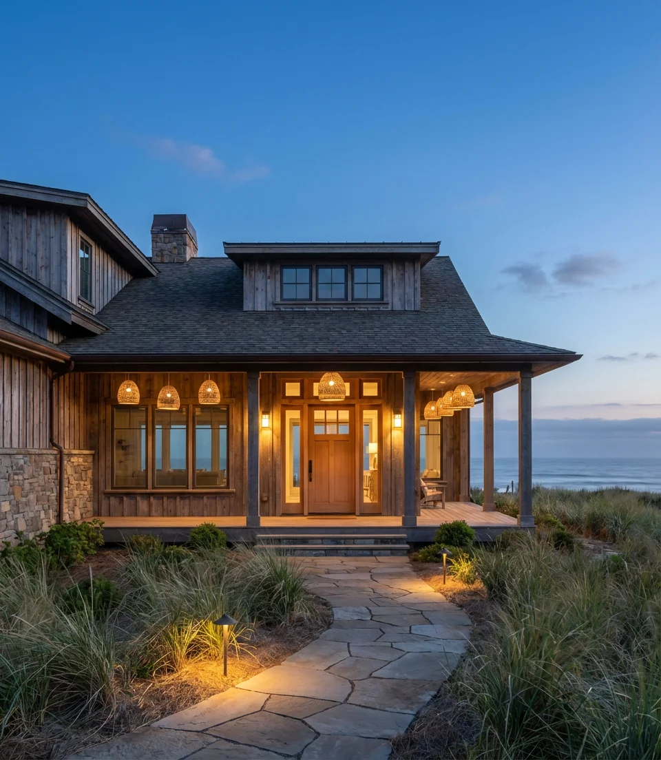 Beach House Exterior Layout and Curb Appeal 1