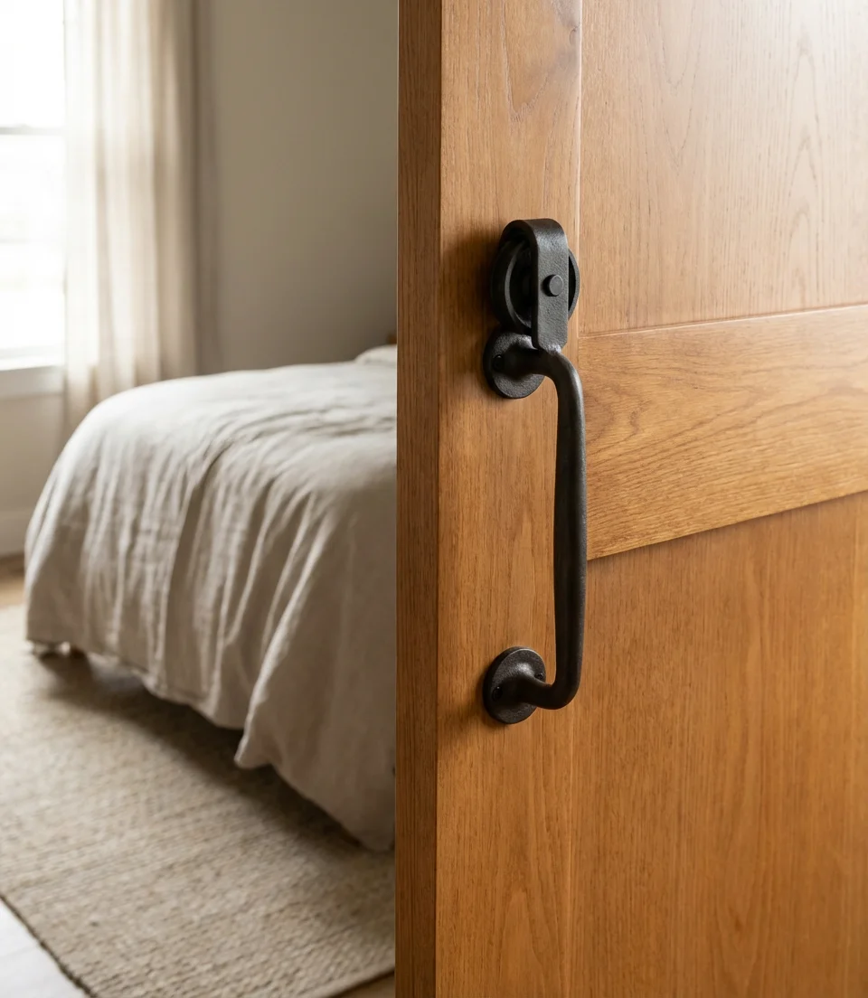 Bedroom Barn Door in a Master Suite 2