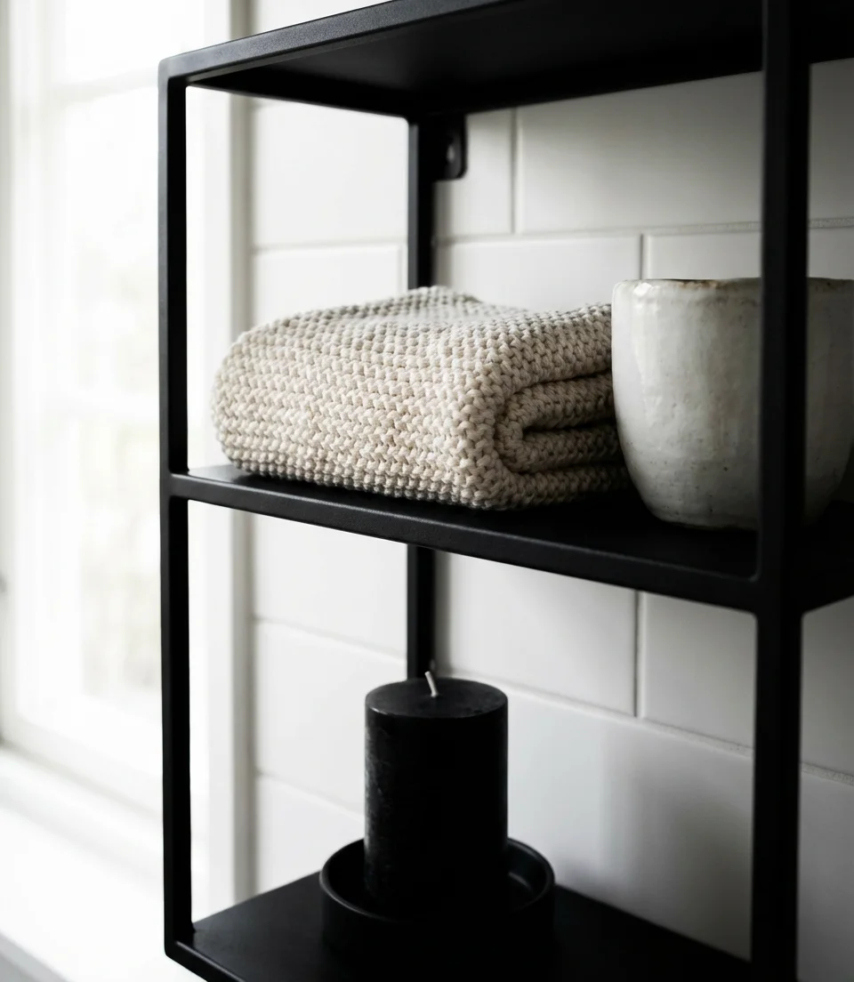 Black and White Shelf Aesthetic with Graphic Impact 2