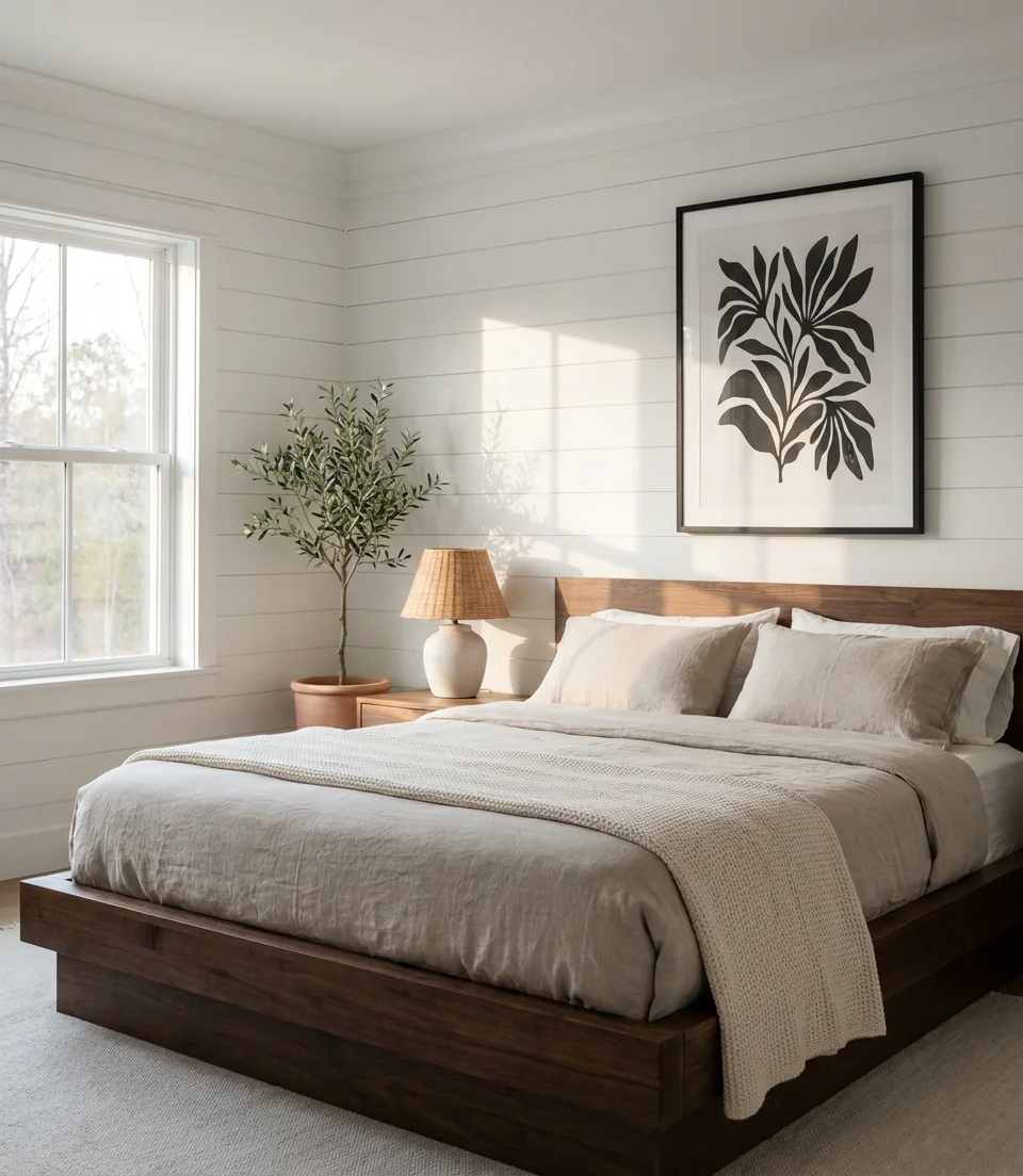 Bloxburg-Inspired Farmhouse Bedroom With Clean Lines 1