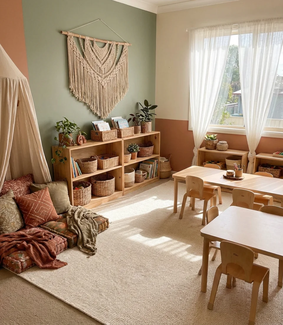 Boho Classroom Aesthetic With Warm Neutrals 1