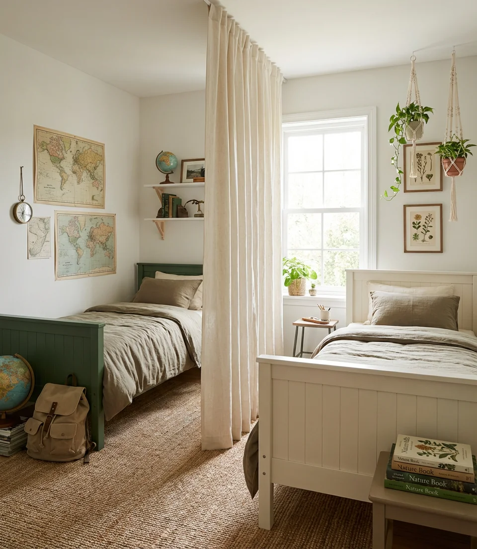 Boy and Girl Shared Twin Room 1