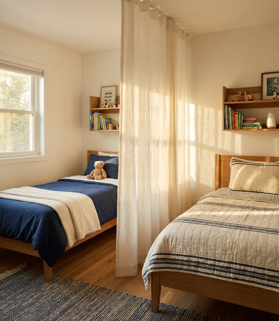 Boy and Girl Shared Twin Room 2