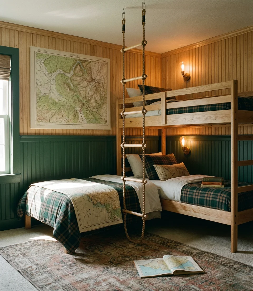 Boys' Shared Room With an Adventure Theme 1