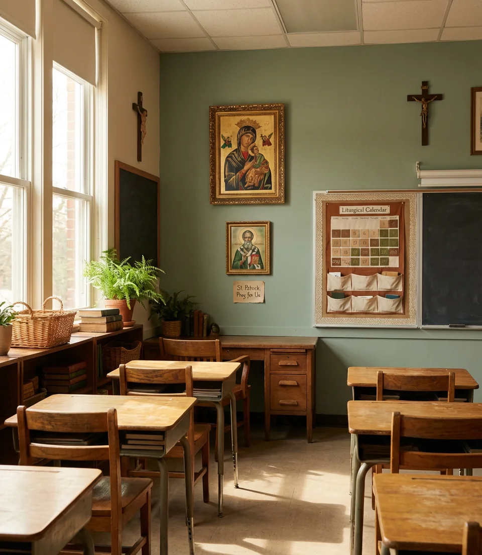 Catholic School Classroom Decor With Grace and Beauty 1