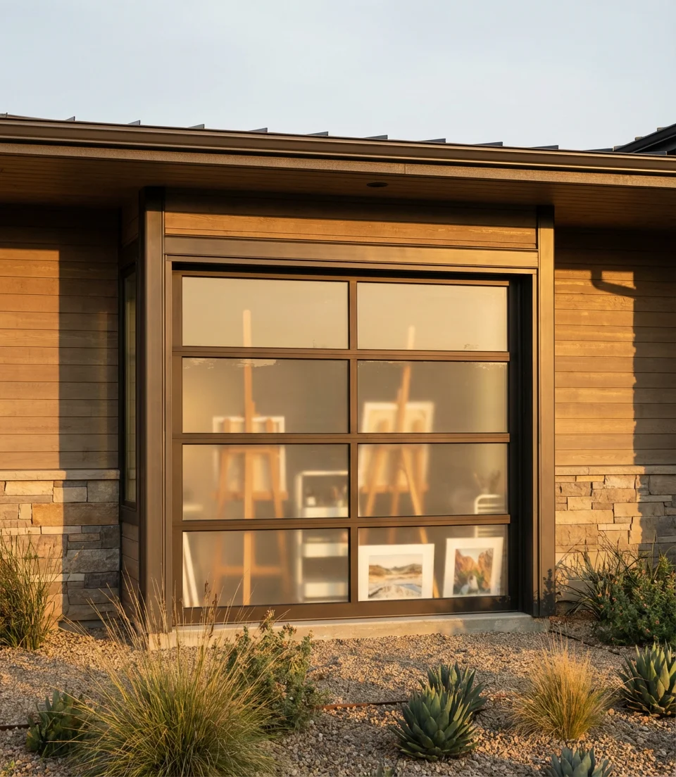 Closing In an Open Bay With a Custom Garage Door 2