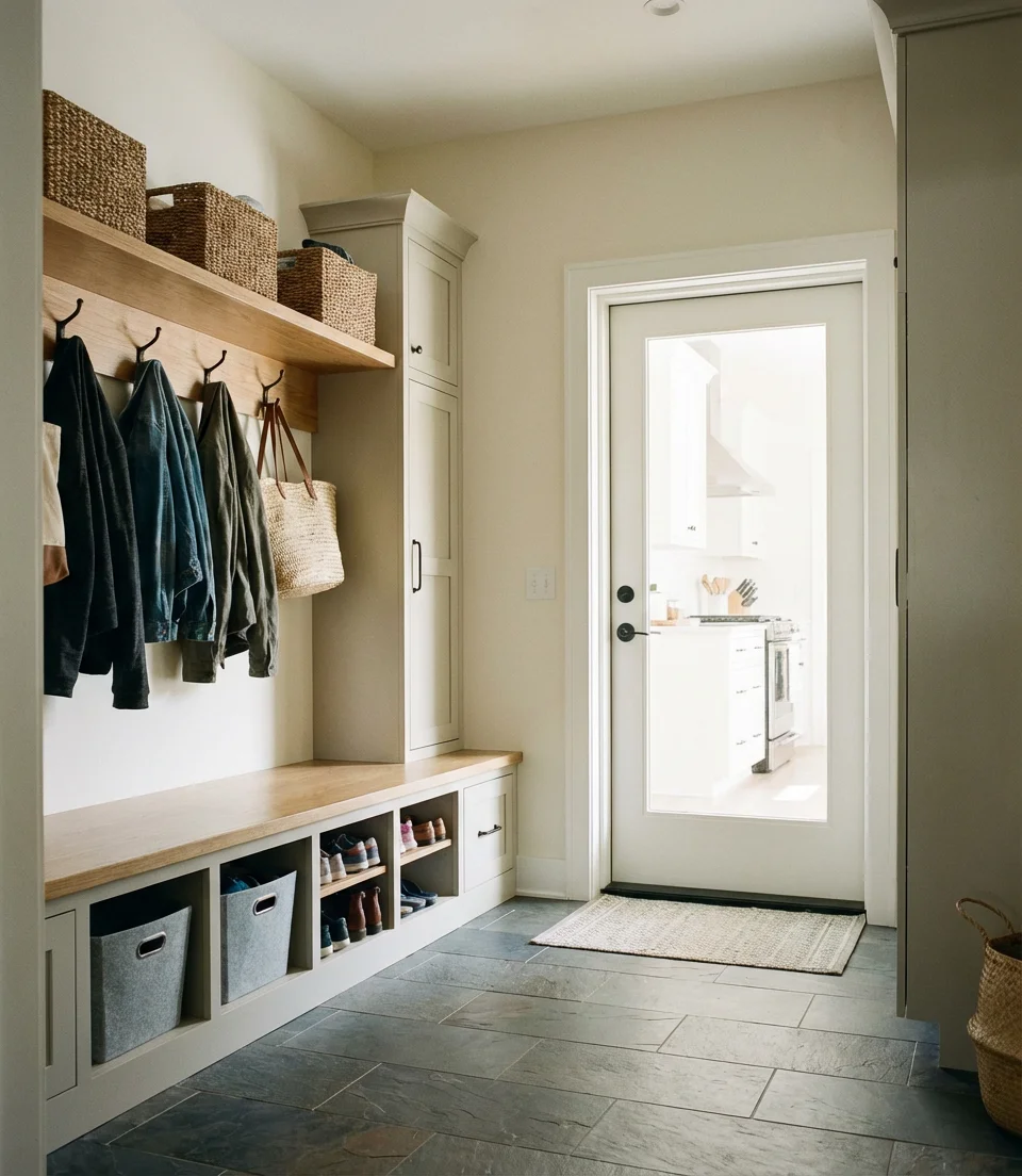 Closing Off Garage Space for a Finished Interior Look 2