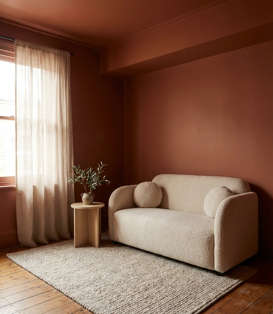 Color-Drenched Accent Wall in Jewel Tones 2