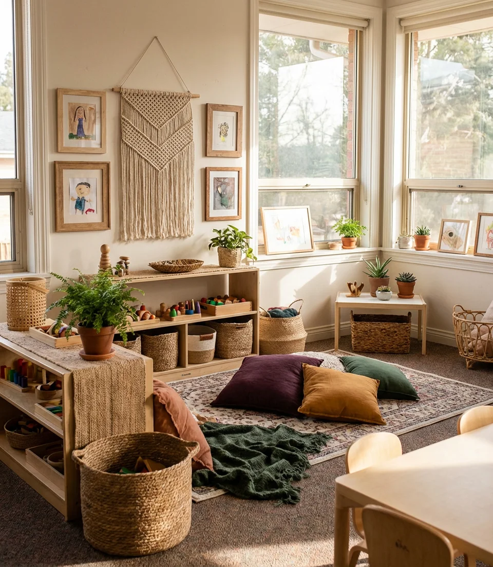 Colorful Boho Classroom for Creative Expression 1