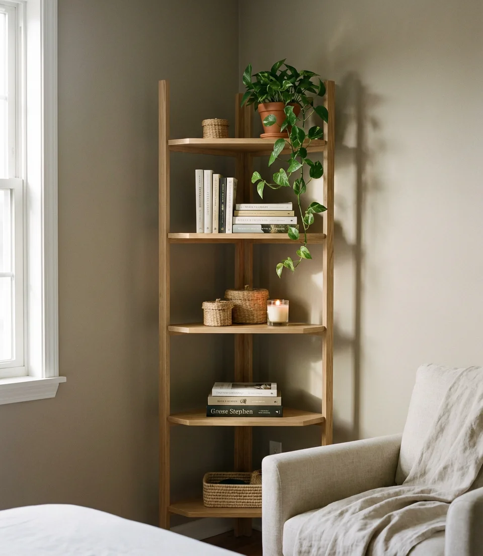Corner Shelving Units for Dead-Space Storage 1