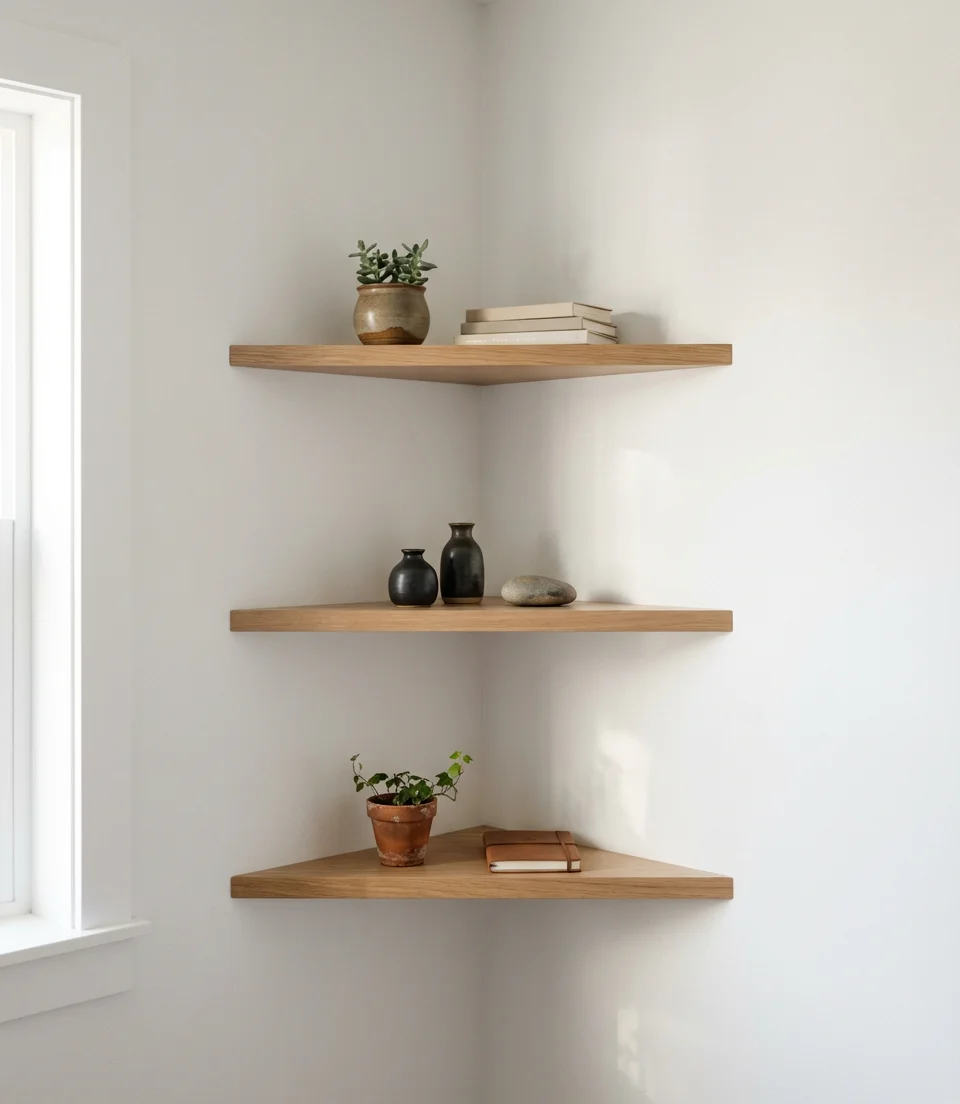 Corner Shelving Units for Dead-Space Storage 2