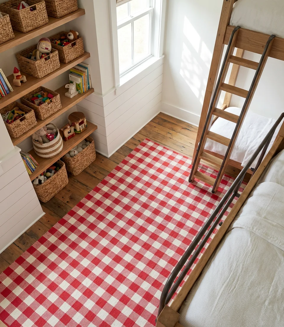 Country Farmhouse Kids Bedroom With Playful Charm 2