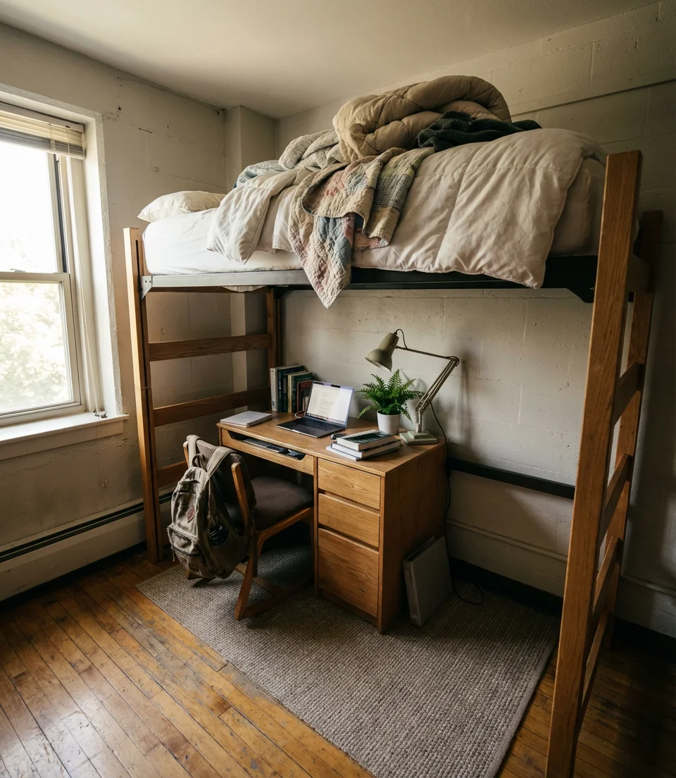 Cozy Loft Bunk for Dorm Rooms 2