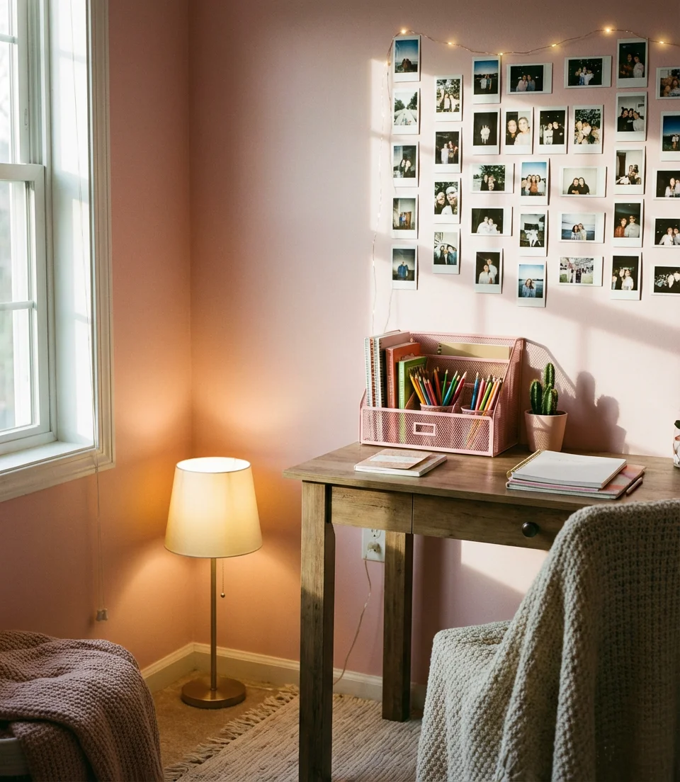 Cozy Pink Bedroom for Teens 2