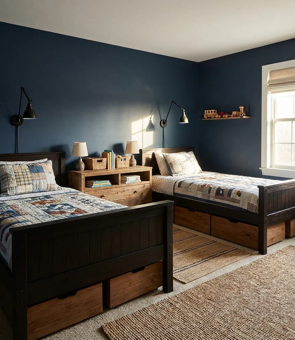 Cozy Small Twin Room for Boys 1