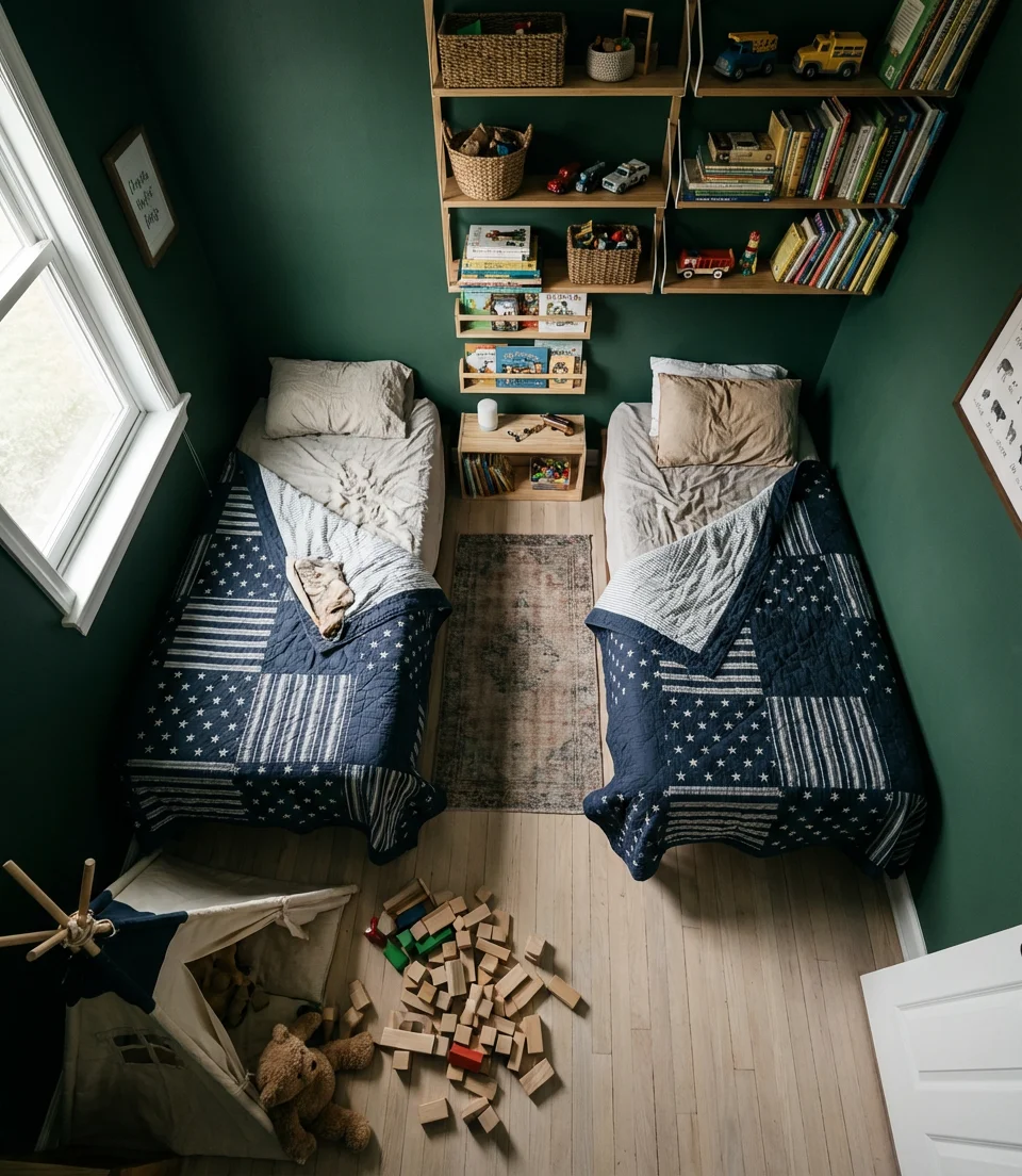 Cozy Small Twin Room for Boys 2